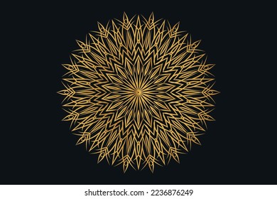 Luxury ornamental mandala design background