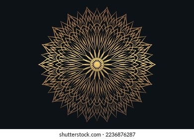 Luxury ornamental mandala design background