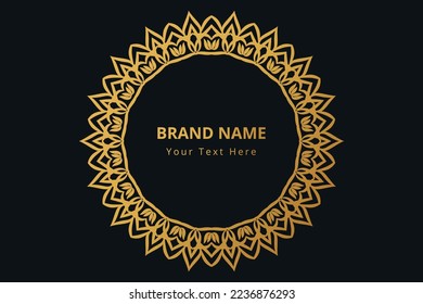 Luxury ornamental mandala design background