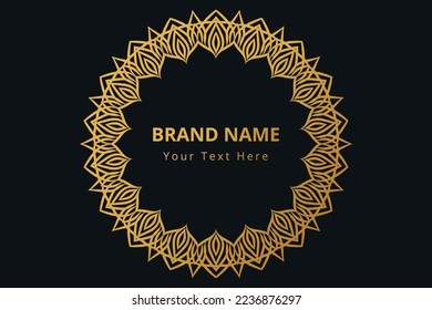Luxury ornamental mandala design background