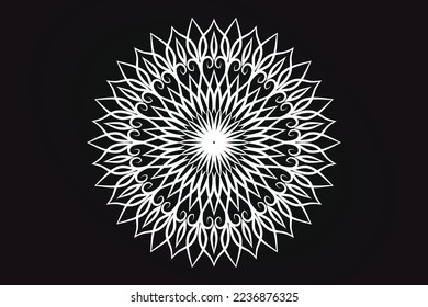 Luxury ornamental mandala design background