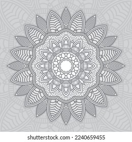 luxury ornamental mandala design background.