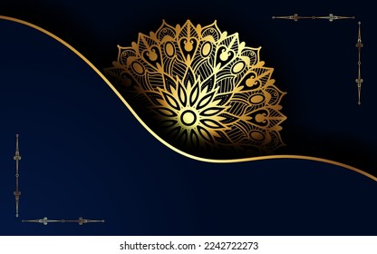 Luxury ornamental mandala design background