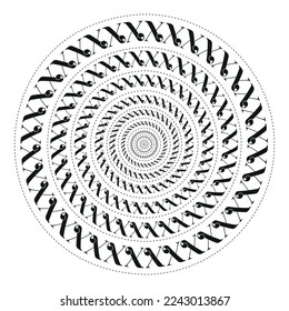 luxury ornamental mandala design background And floral Mandala Art with Letters background design