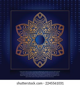 luxury ornamental mandala design background