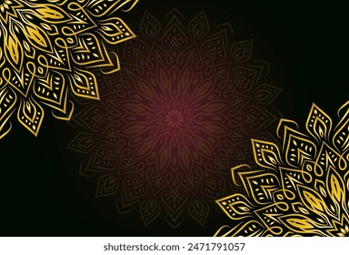 luxury ornamental mandala design background, Creative and decorative mandala pattern, Ornamental mandala template for decoration, wedding cards, invitation cards, cover, banner