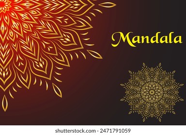 luxury ornamental mandala design background, Creative and decorative mandala pattern, Ornamental mandala template for decoration, wedding cards, invitation cards, cover, banner