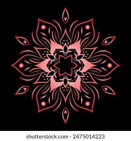 luxury ornamental mandala design background, Decorative ornamental Mandala in ethnic oriental style, Vintage decorative elements
