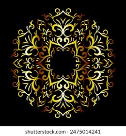 luxury ornamental mandala design background, Decorative ornamental Mandala in ethnic oriental style, Vintage decorative elements