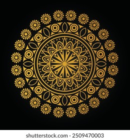 fundo de design de mandala ornamental de luxo