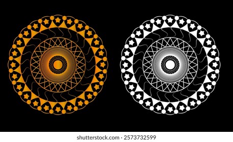 luxury ornamental mandala design background in gold color