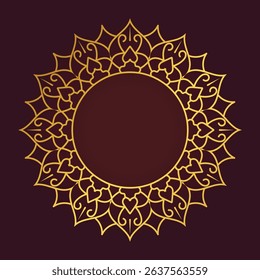 luxury ornamental mandala design background	
