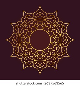 luxury ornamental mandala design background	