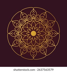 luxury ornamental mandala design background	