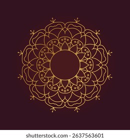 luxury ornamental mandala design background	
