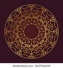 luxury ornamental mandala design background	