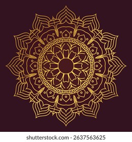 luxury ornamental mandala design background	