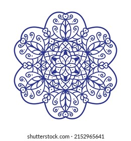 Luxury ornamental mandala design for coloring