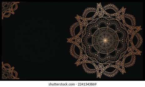 Papel tapiz de diseño de Mandala ornamental de lujo. islámico, turco, indio, yoga, real, lujo, árabe, mordania mandala.