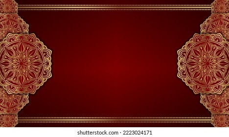 luxury ornamental mandala gold, vector design