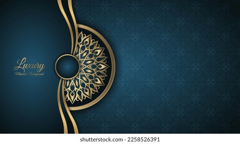 luxury ornamental mandala gold, vector design