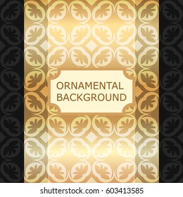 Luxury ornamental vintage background. Template for design
