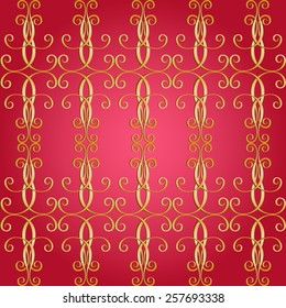 Luxury ornamental  wallpaper pattern.