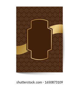 luxury ornaments and decorations cover pages design. beautiful pages templates for creative design