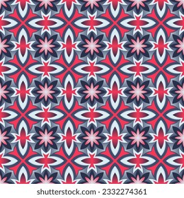 Luxury ornate art seamless pattern. Art forms are grouped and arranged in a specific order. Vector image for print, textile, packaging, interior design and your other projects.