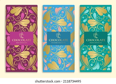 Luxury Packaging Design Chocolate Bars Vintage Stock Vector (Royalty ...