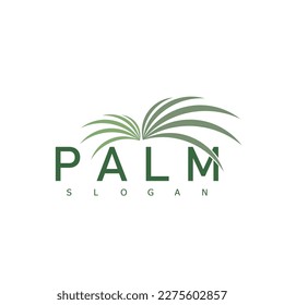 Luxury Palm Logo Template Vector