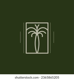 Luxury Palm Tree Logo. Perfect for Resort, Spa, and Hotel
