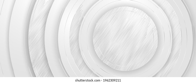 Fondo de corte de papel de lujo, decoración abstracta, patrón dorado, gradientes de medio tono, ilustración 3d Vector. Olas negras, blancas y doradas. Plantilla de portada, formas geométricas, banner minimalista moderno.