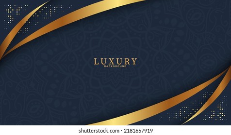 	
Luxury paper cut backgrounds with golden line and halftone gradients Vector illustration.
