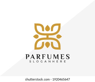 Luxury Parfume Logo Design. Creative Idea logos designs Vector illustration template