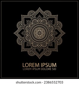 Luxury pattern with elegant flower design 