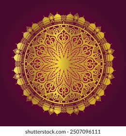 Luxus-Muster Rahmen Islamische Mandala Design