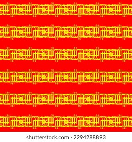 Luxury patterns frame with oriental style 