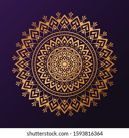 Luxury peacock feather floral royal pattern vector frame. Ethnic lotus mandala label. Oriental design for wedding party invitation, beauty spa salon flyer, yoga studio, save the date, holiday card.
