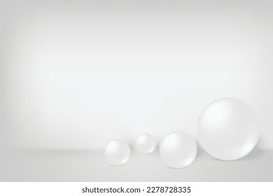 Luxury Pearl Background. Minimal Design. Vector Illustration