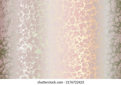 Luxury pearl metal gradient background with distressed stones, rocks, pebbles, macadam texture. Vector illustration