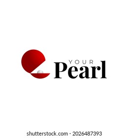 Luxury Pearl Shell Jewelry logo design template. Creative jawelry logo design inspiration. can be used as symbols, brand identity, company logo, icons, or others. Color and text can be changed.