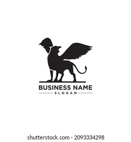 Luxury Pegasus Modern Logo, Vektorgrafiken und Stockbilder