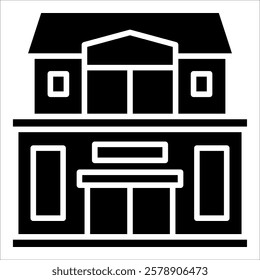 Luxury Penthouse Icon Element For Design