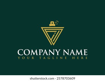 Luxury perfume logo vector design template