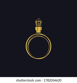 luxury perfume logos, inspirational logos from geometric, diamond and crown