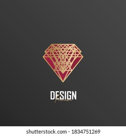 luxury perfume logos, inspirational logos from geometric, diamond and crown can be used for cosmetics spray beauty fragrance business, perfume.