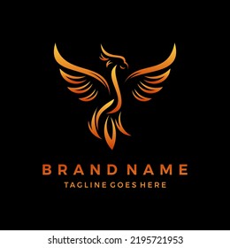 Luxury phoenix design vector illustration