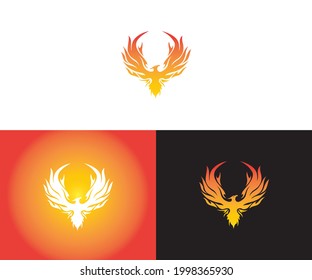 luxury phoenix logo concept, best phoenix bird logo design