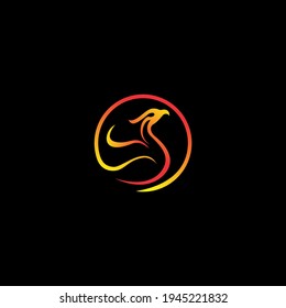 Luxury Phoenix Logo Concept Stock Vector illustration